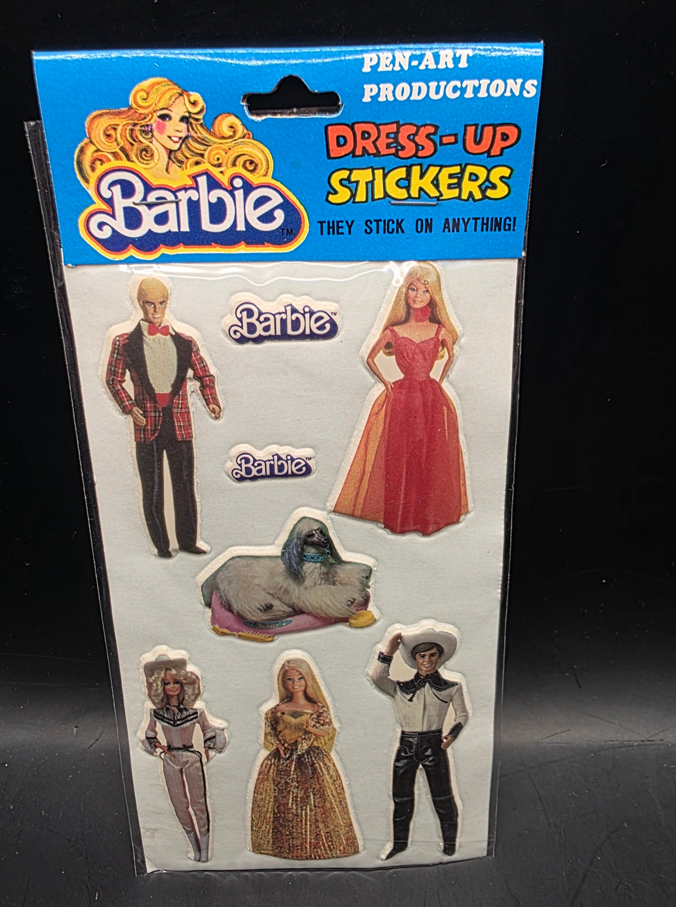 80's Barbie Dress Up Srickers