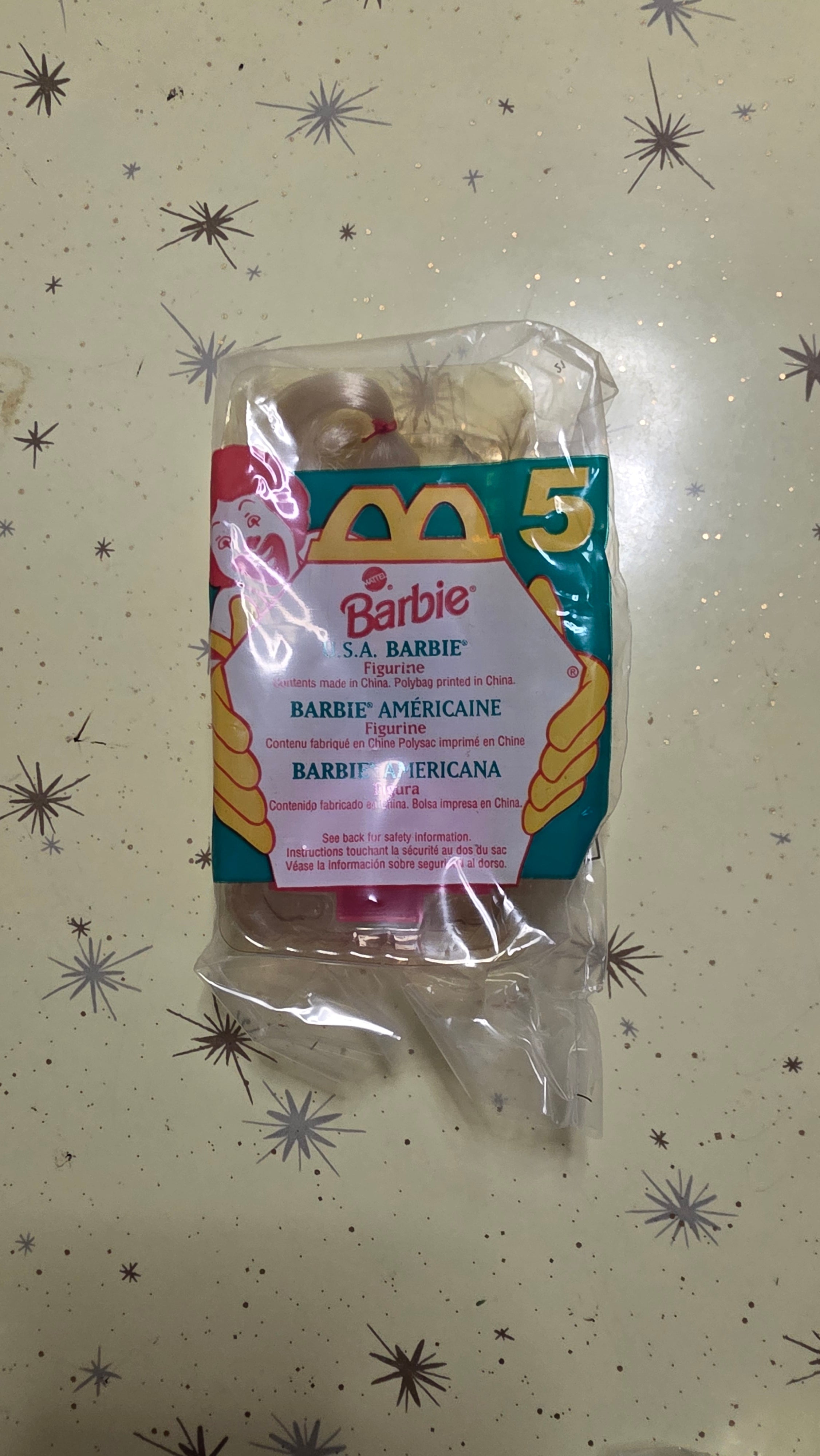 World Barbie McDonald's Toys