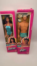 Sunsational Malibu Barbie and Ken Hispanic