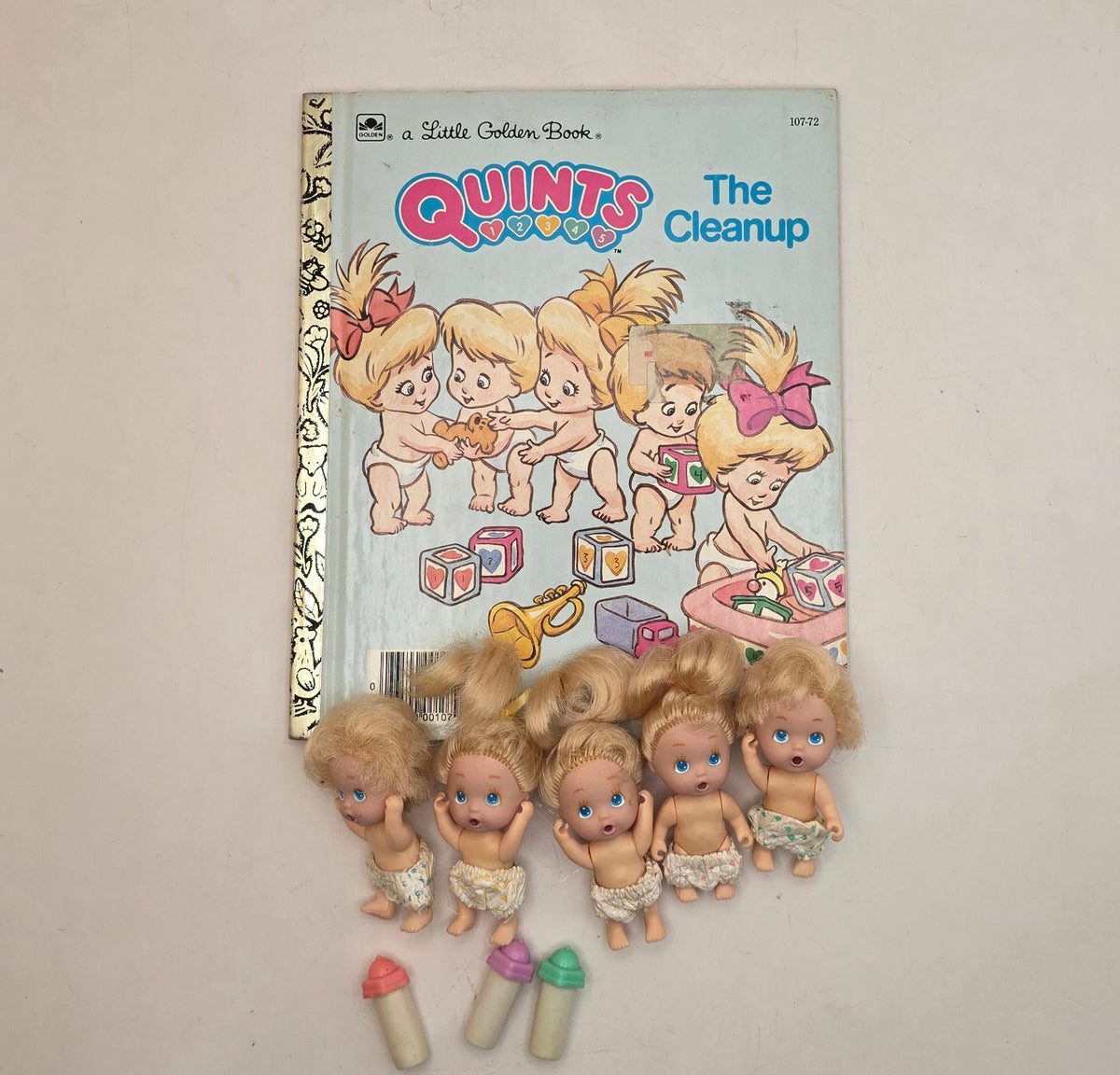 Blonde Quints & Book