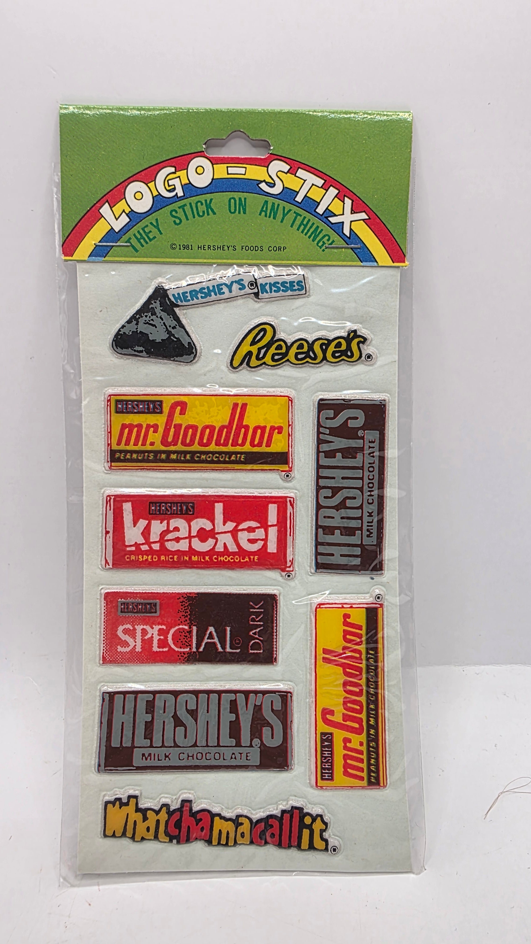 Candy Bar Puffy Stickers