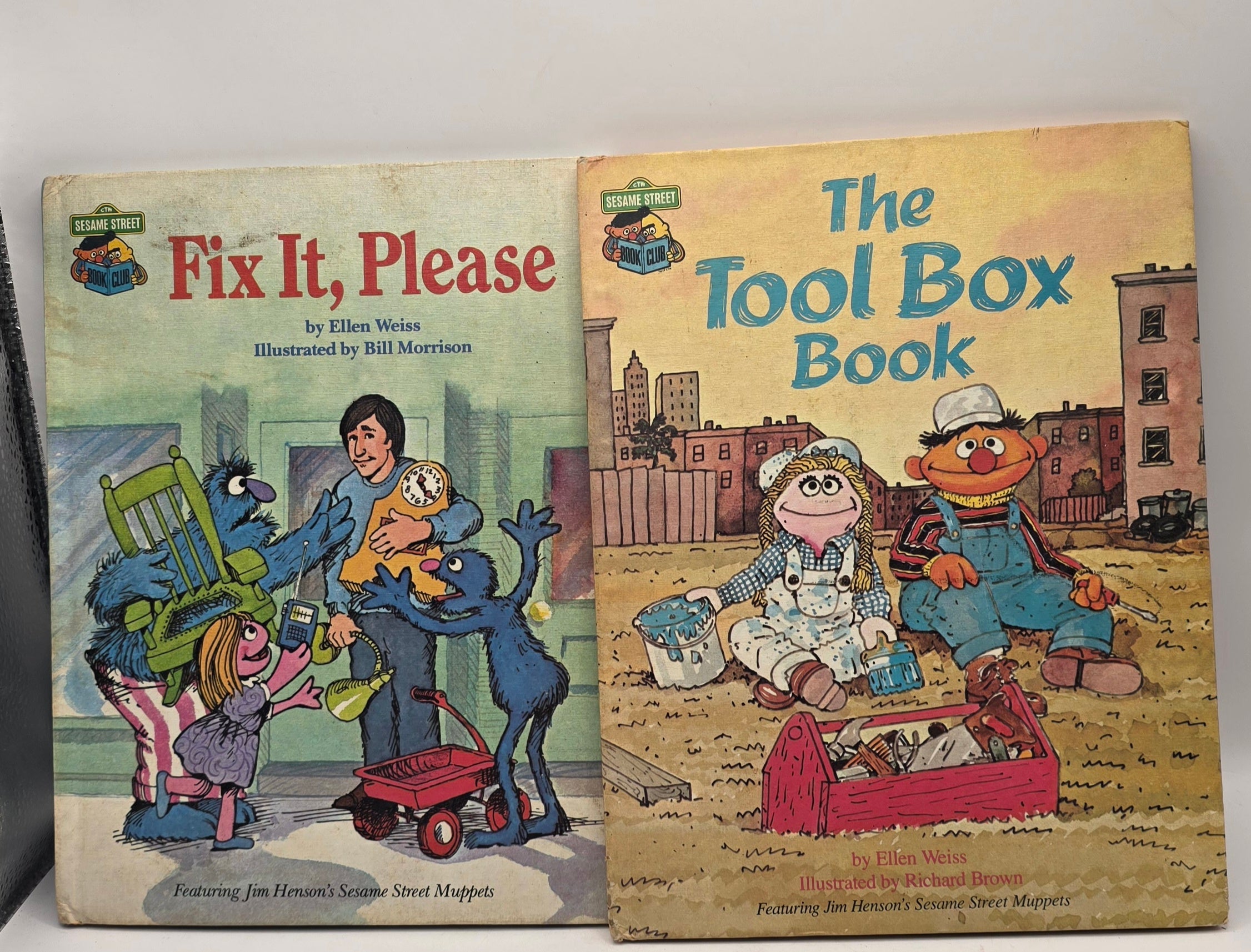 Set of Two Sesame Street Books
