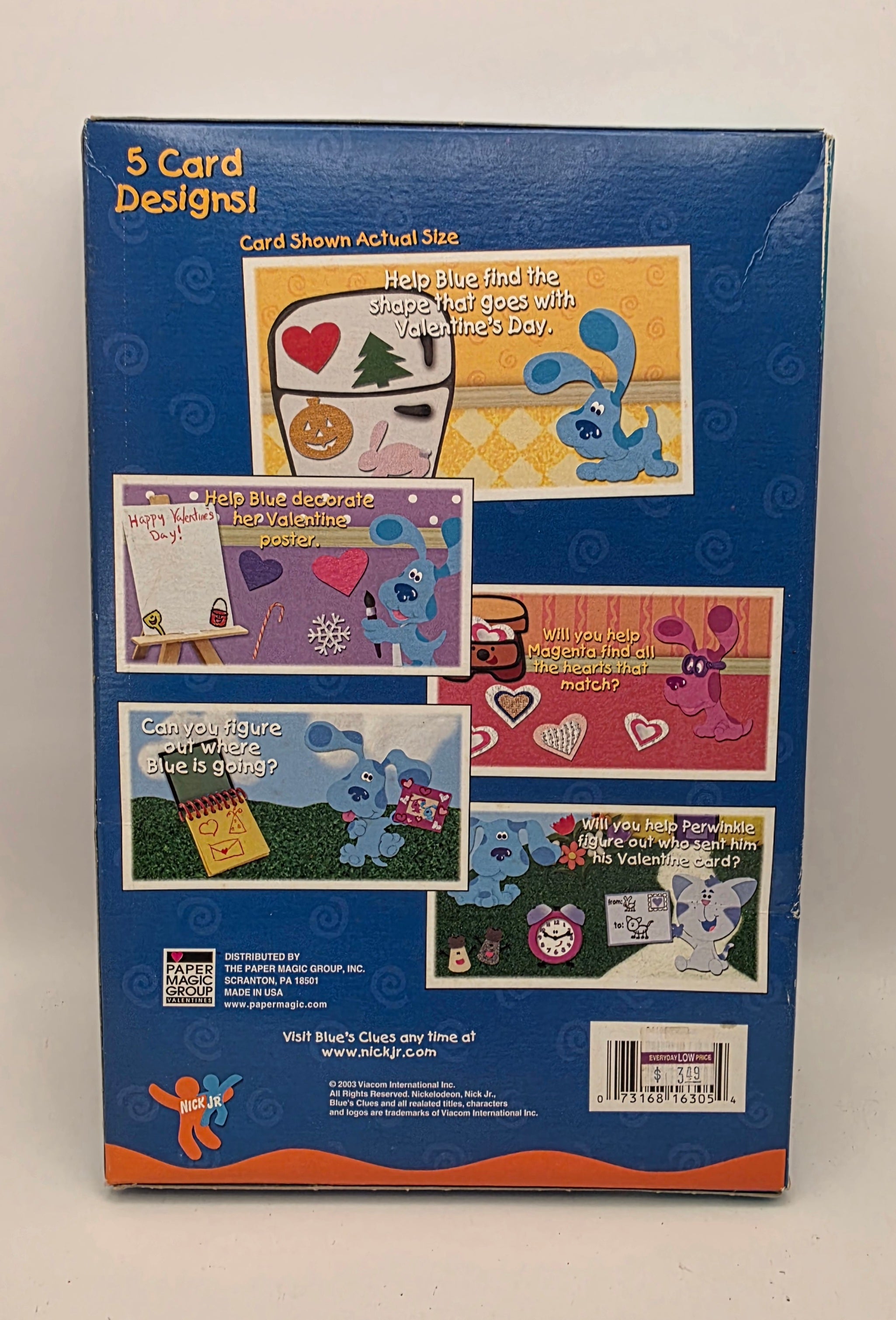 Vintage Blues Clues Vanentines