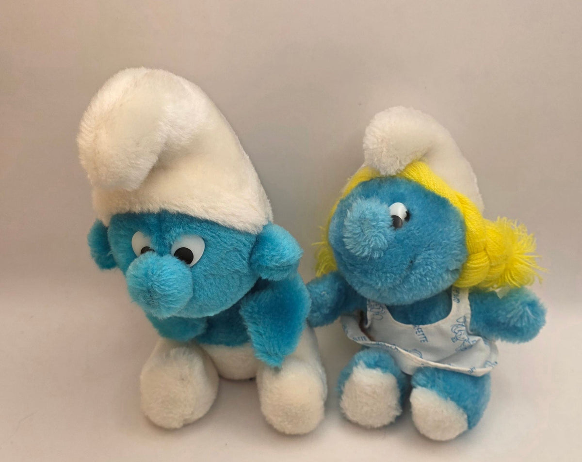 Medium Size Smurf & Smurfette