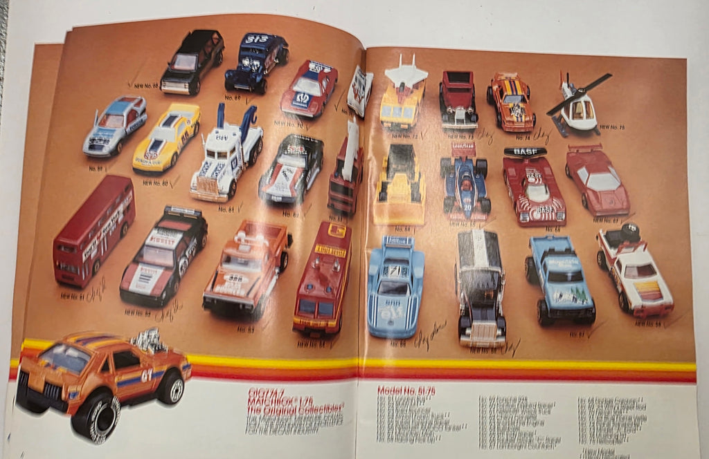 1985 Matchbox Catlog