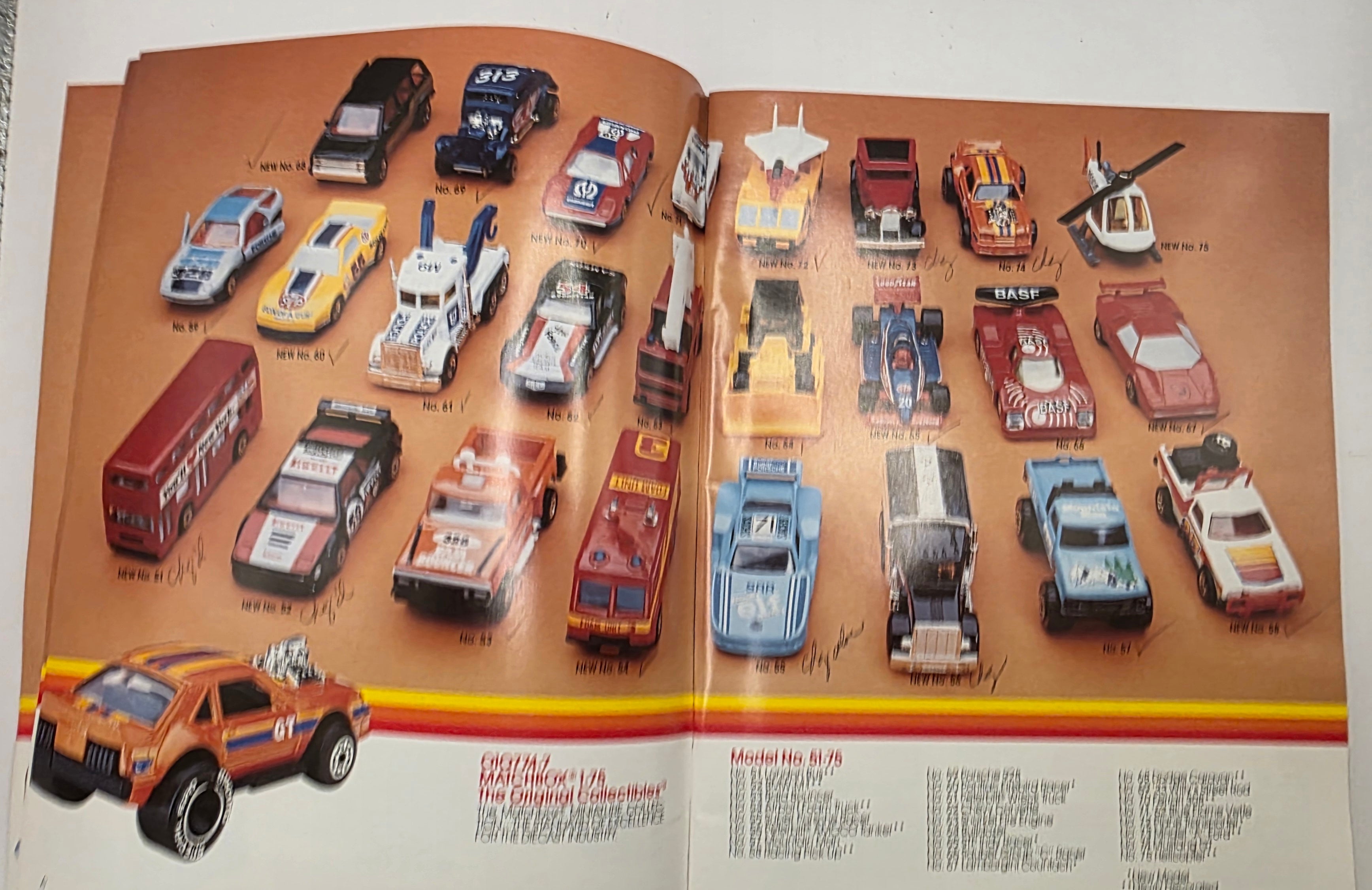 1985 Matchbox Catlog