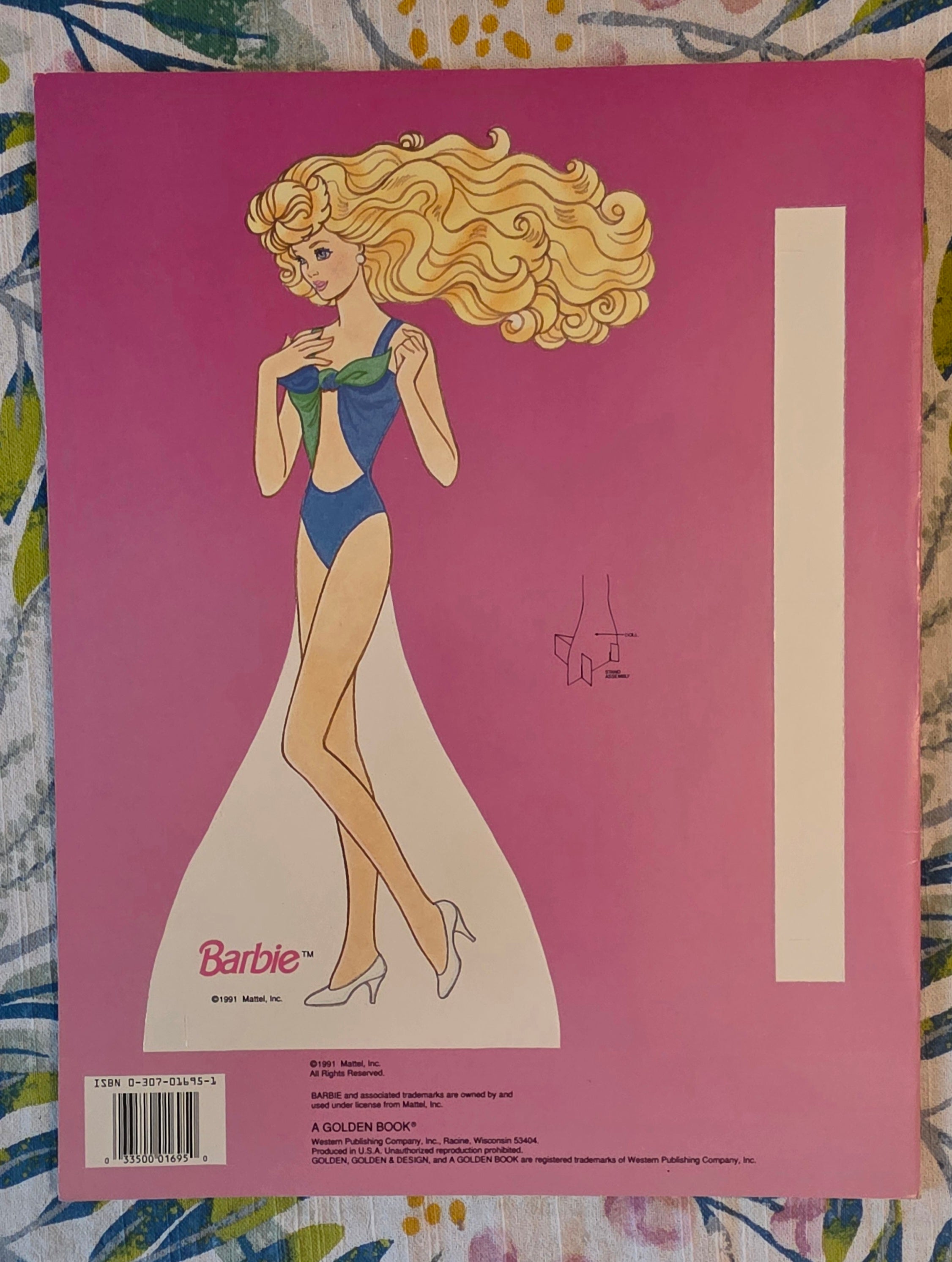 1991 Barbie Paper Doll