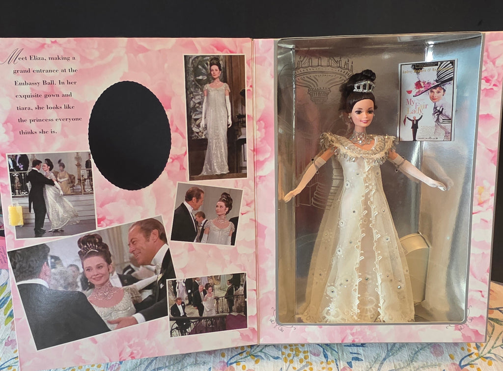 Audrey Hepburn as Eliza Doolittle White Gown