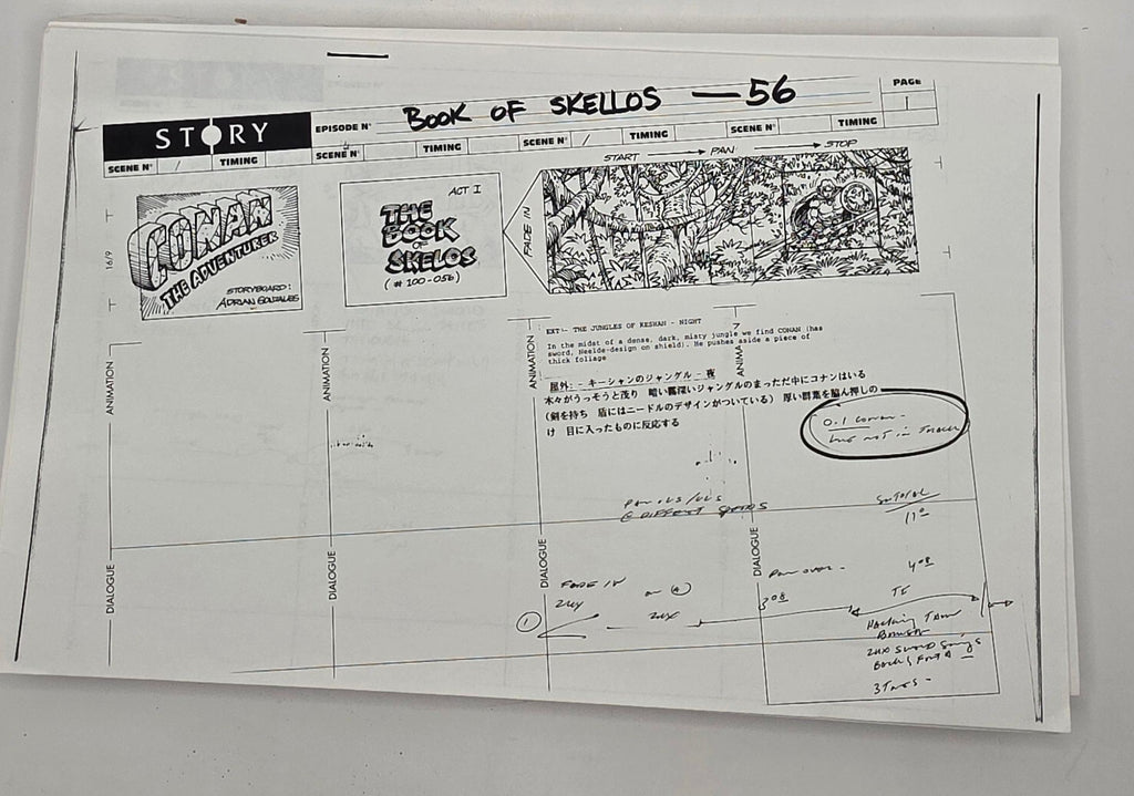 Conan Season 2 Episode 43 Storyboard