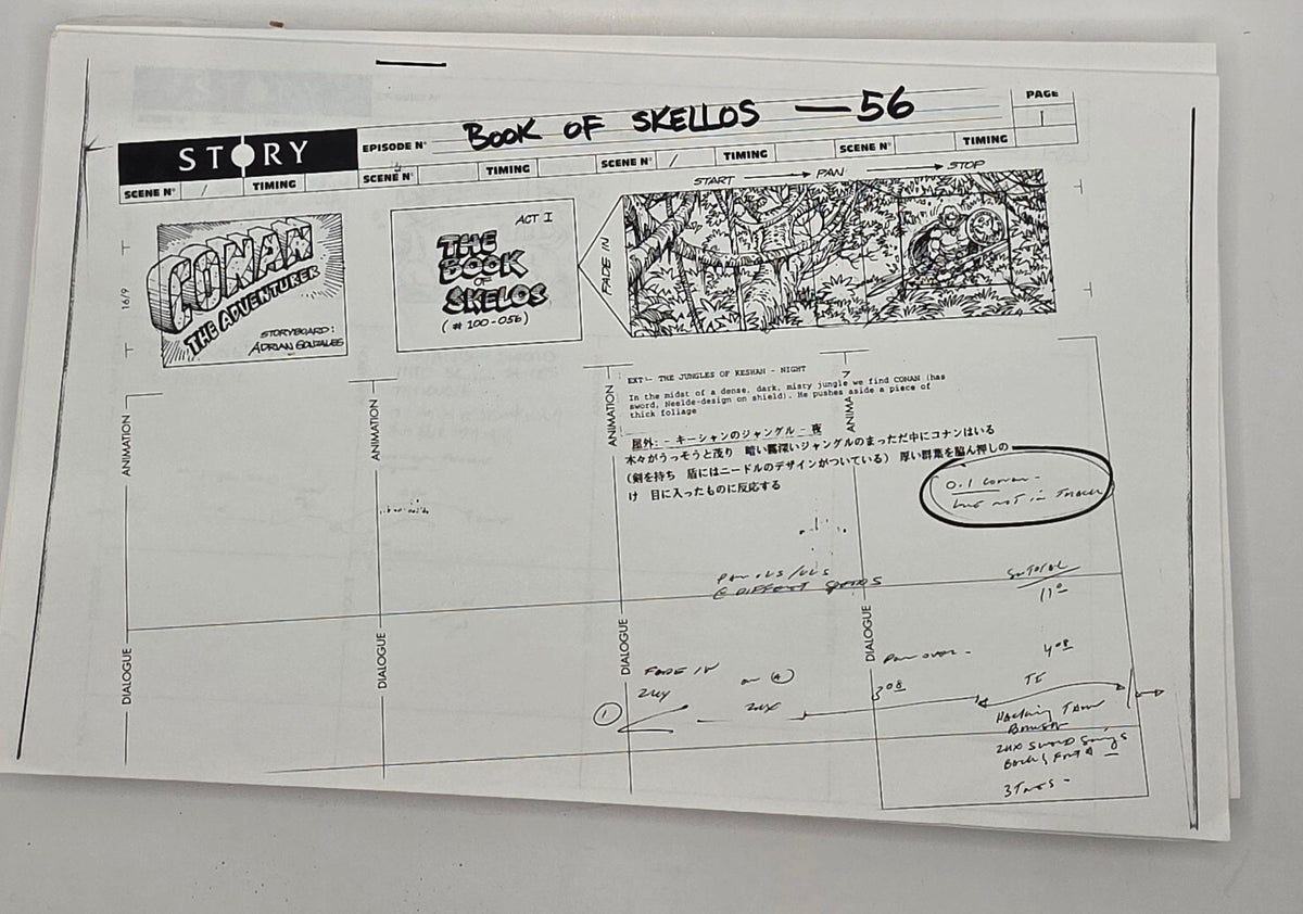 Conan Season 2 Episode 43 Storyboard