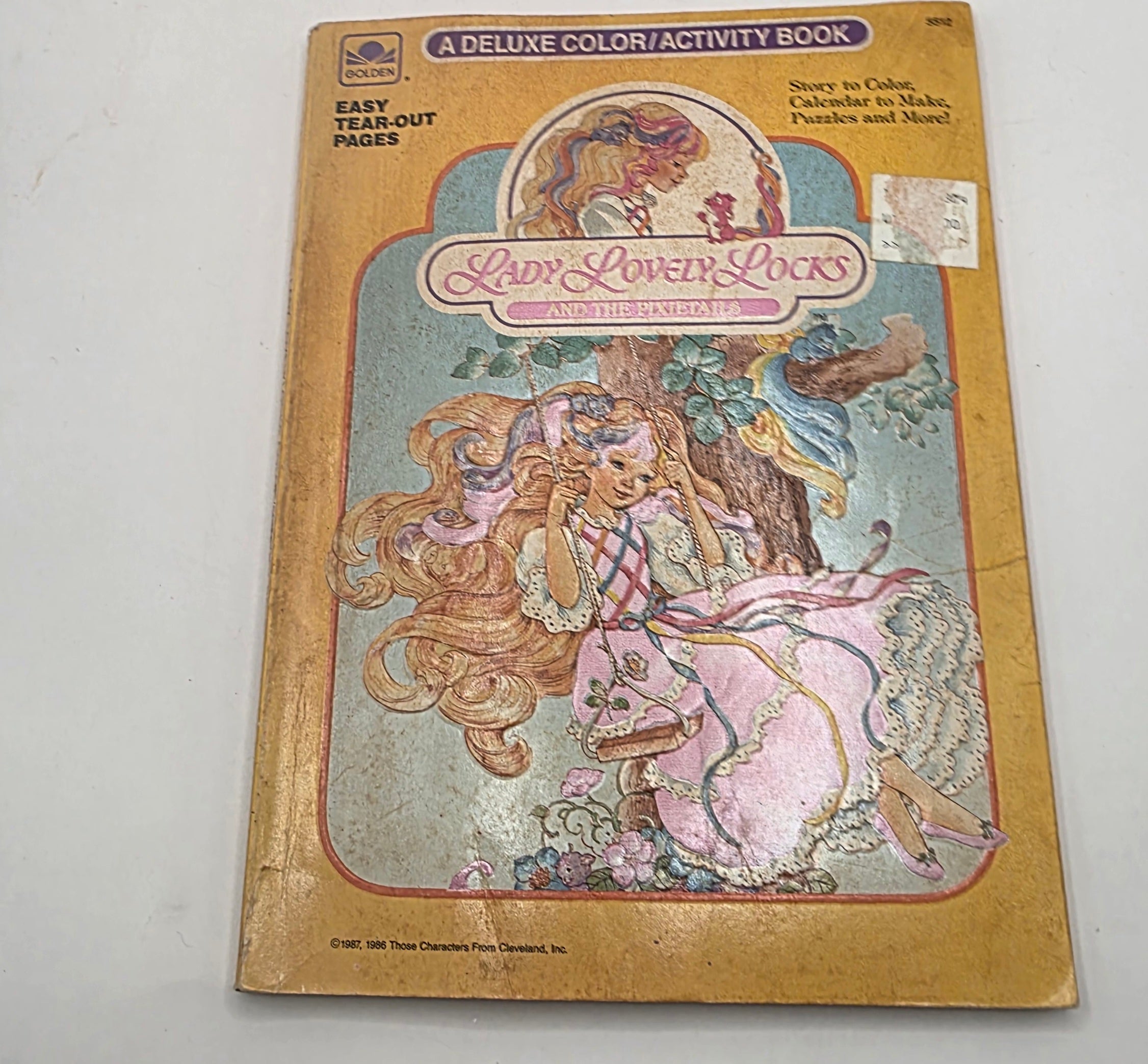 Damaged Lady Lovely Locks Coloring book