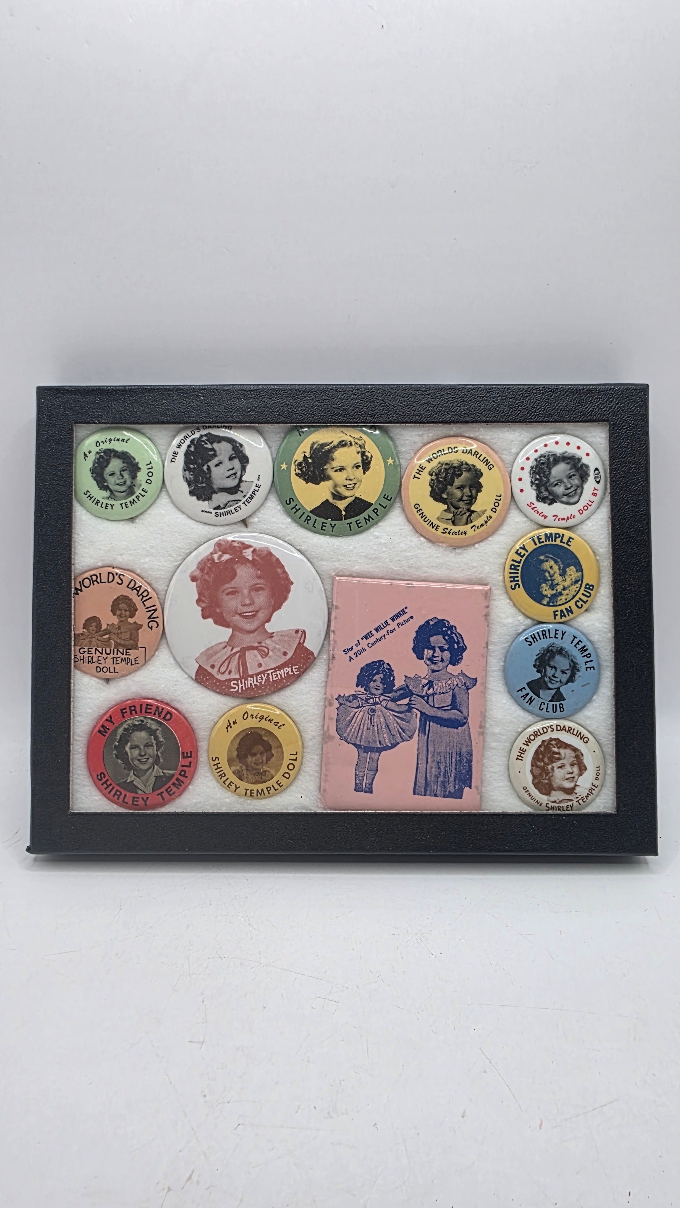 Shirly Temple Fan Club Buttons