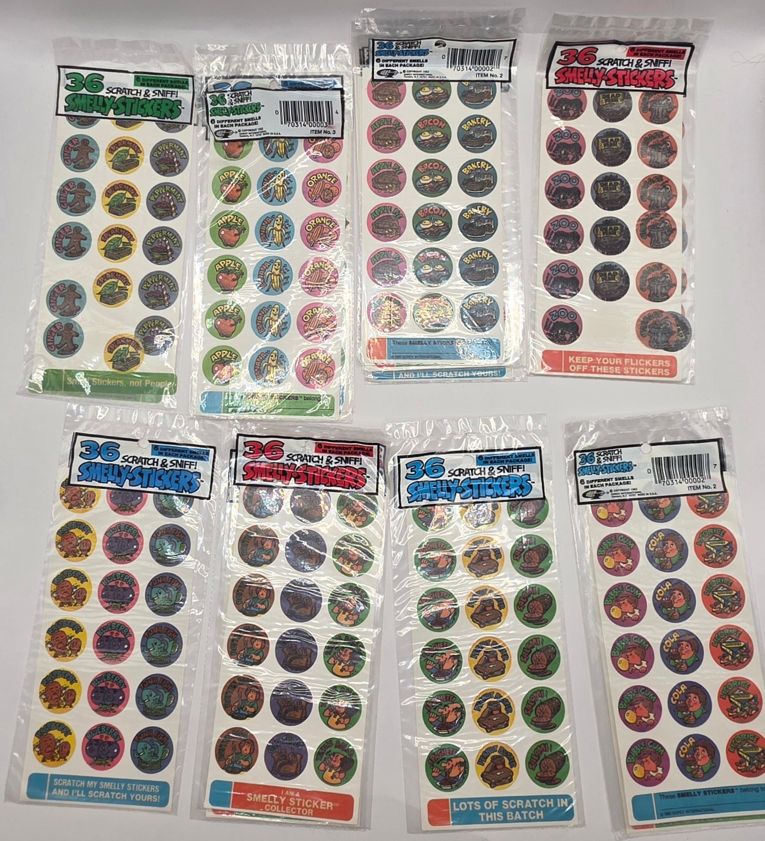 Scratch and Sniff Silly Stickers